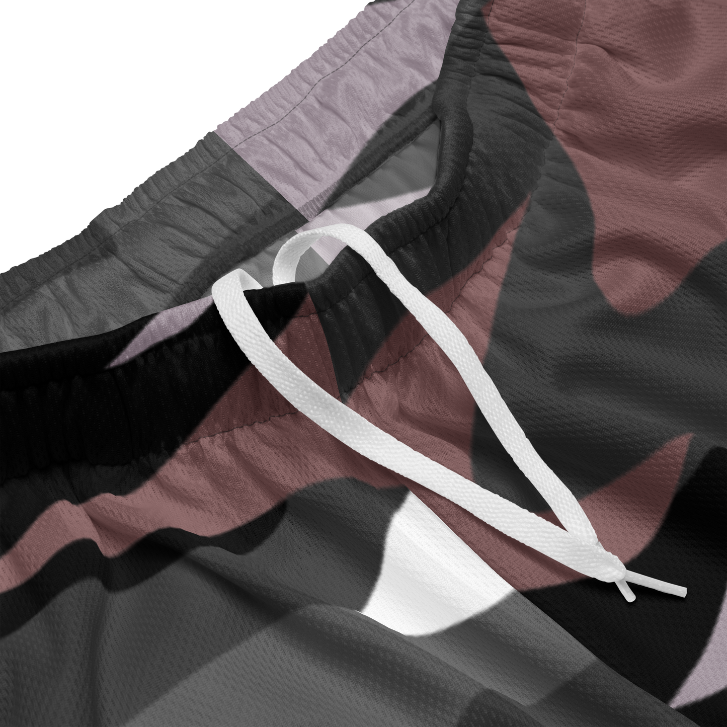 Purple Camo Mesh Shorts